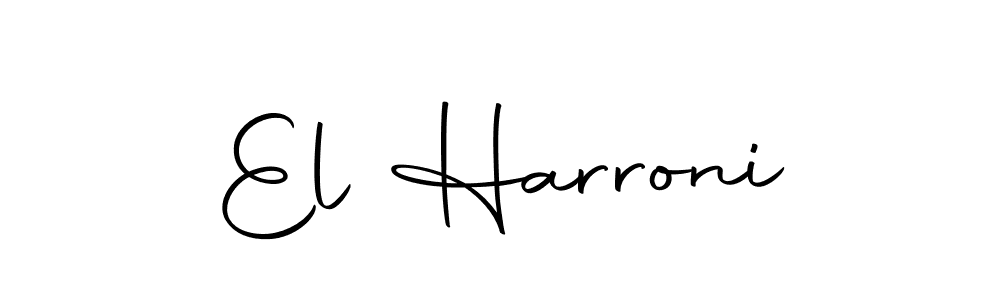 Make a beautiful signature design for name El Harroni. With this signature (Autography-DOLnW) style, you can create a handwritten signature for free. El Harroni signature style 10 images and pictures png