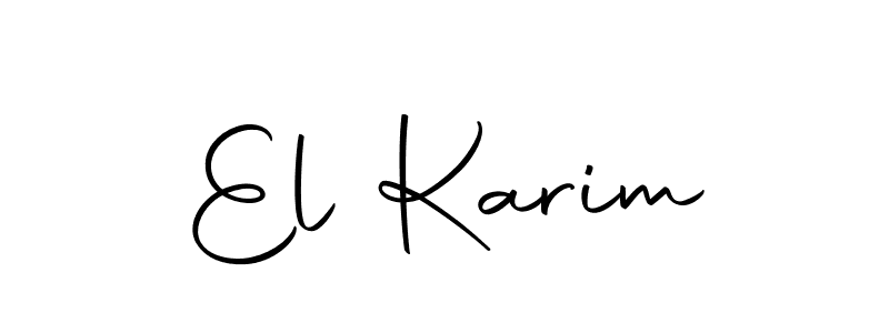 Also we have El Karim name is the best signature style. Create professional handwritten signature collection using Autography-DOLnW autograph style. El Karim signature style 10 images and pictures png