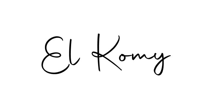 How to make El Komy name signature. Use Autography-DOLnW style for creating short signs online. This is the latest handwritten sign. El Komy signature style 10 images and pictures png