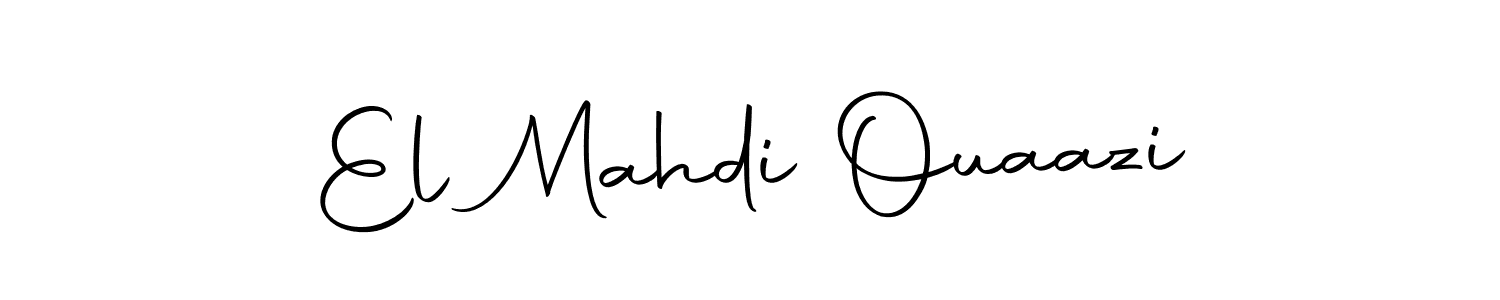 Also we have El Mahdi Ouaazi name is the best signature style. Create professional handwritten signature collection using Autography-DOLnW autograph style. El Mahdi Ouaazi signature style 10 images and pictures png