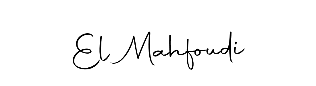 How to make El Mahfoudi signature? Autography-DOLnW is a professional autograph style. Create handwritten signature for El Mahfoudi name. El Mahfoudi signature style 10 images and pictures png