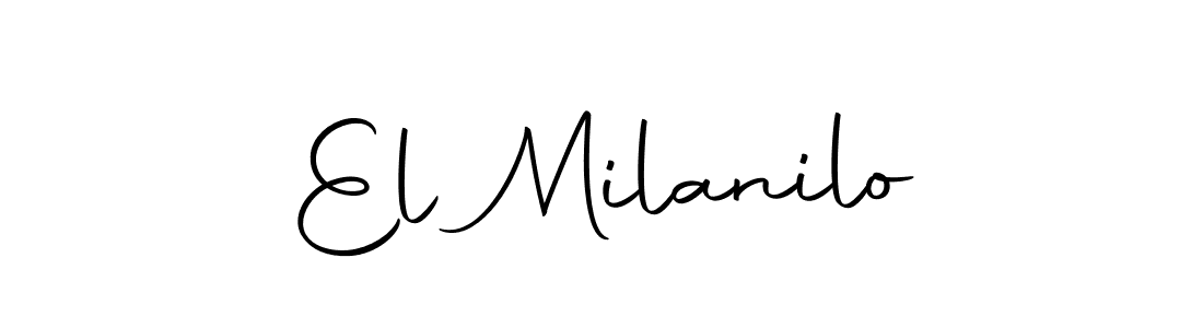 Autography-DOLnW is a professional signature style that is perfect for those who want to add a touch of class to their signature. It is also a great choice for those who want to make their signature more unique. Get El Milanilo name to fancy signature for free. El Milanilo signature style 10 images and pictures png