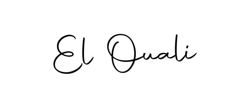 Make a beautiful signature design for name El Ouali. With this signature (Autography-DOLnW) style, you can create a handwritten signature for free. El Ouali signature style 10 images and pictures png