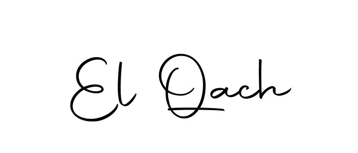 El Qach stylish signature style. Best Handwritten Sign (Autography-DOLnW) for my name. Handwritten Signature Collection Ideas for my name El Qach. El Qach signature style 10 images and pictures png