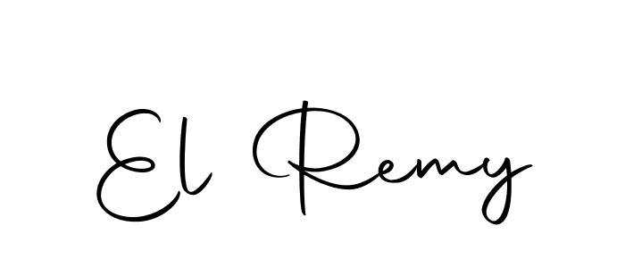 How to make El Remy signature? Autography-DOLnW is a professional autograph style. Create handwritten signature for El Remy name. El Remy signature style 10 images and pictures png