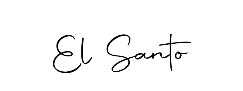 Make a beautiful signature design for name El Santo. With this signature (Autography-DOLnW) style, you can create a handwritten signature for free. El Santo signature style 10 images and pictures png