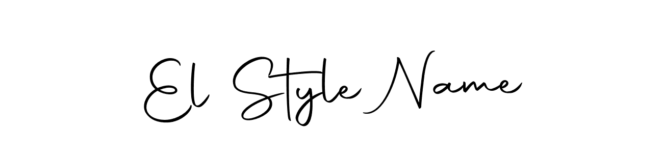 How to make El Style Name signature? Autography-DOLnW is a professional autograph style. Create handwritten signature for El Style Name name. El Style Name signature style 10 images and pictures png