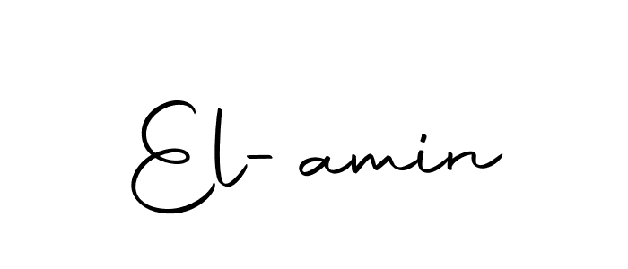 You should practise on your own different ways (Autography-DOLnW) to write your name (El-amin) in signature. don't let someone else do it for you. El-amin signature style 10 images and pictures png