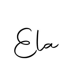 You should practise on your own different ways (Autography-DOLnW) to write your name (Ela) in signature. don't let someone else do it for you. Ela signature style 10 images and pictures png