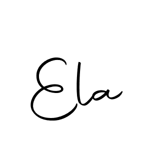 Make a beautiful signature design for name Ela. With this signature (Autography-DOLnW) style, you can create a handwritten signature for free. Ela signature style 10 images and pictures png