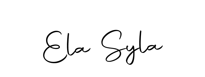Also we have Ela Syla name is the best signature style. Create professional handwritten signature collection using Autography-DOLnW autograph style. Ela Syla signature style 10 images and pictures png