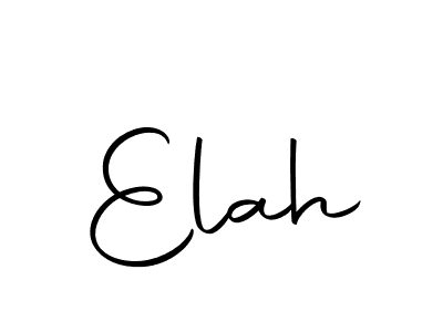 How to make Elah signature? Autography-DOLnW is a professional autograph style. Create handwritten signature for Elah name. Elah signature style 10 images and pictures png