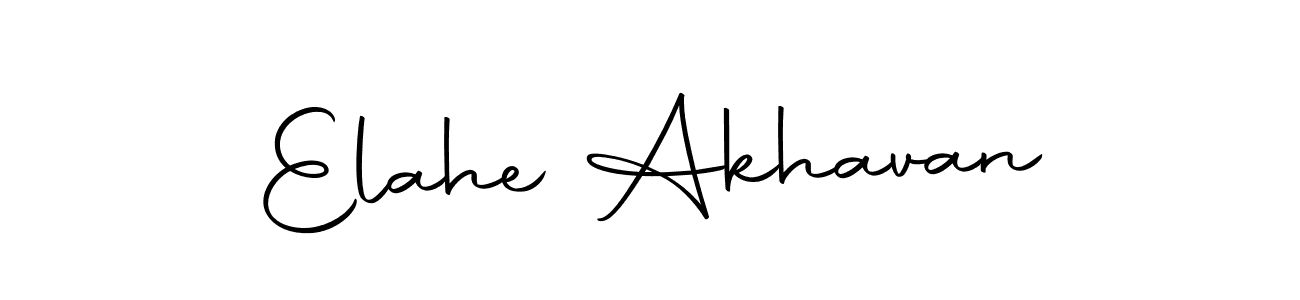 Autography-DOLnW is a professional signature style that is perfect for those who want to add a touch of class to their signature. It is also a great choice for those who want to make their signature more unique. Get Elahe Akhavan name to fancy signature for free. Elahe Akhavan signature style 10 images and pictures png