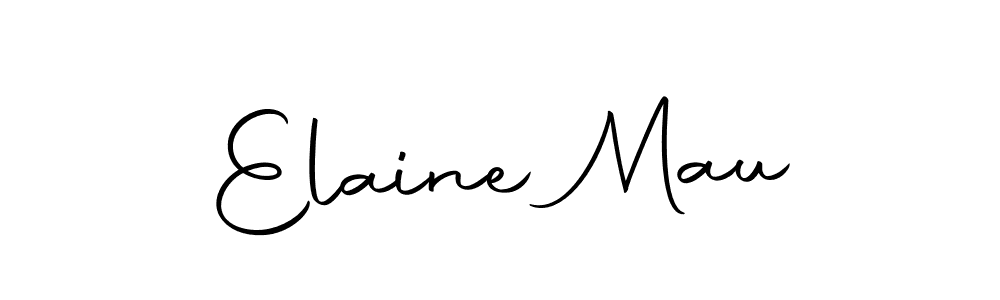 Elaine Mau stylish signature style. Best Handwritten Sign (Autography-DOLnW) for my name. Handwritten Signature Collection Ideas for my name Elaine Mau. Elaine Mau signature style 10 images and pictures png