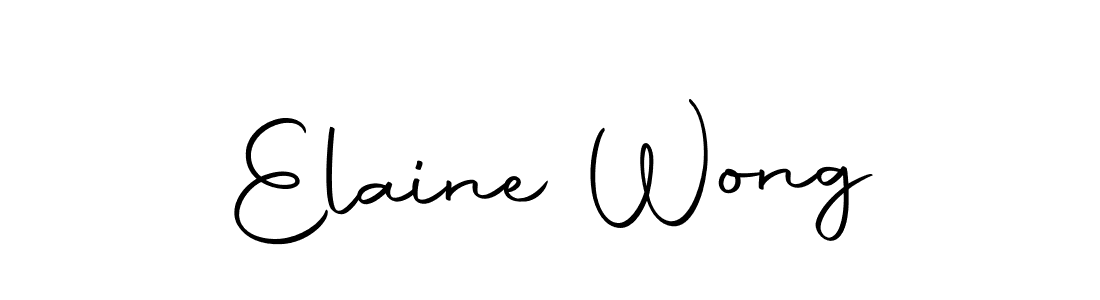 How to make Elaine Wong signature? Autography-DOLnW is a professional autograph style. Create handwritten signature for Elaine Wong name. Elaine Wong signature style 10 images and pictures png