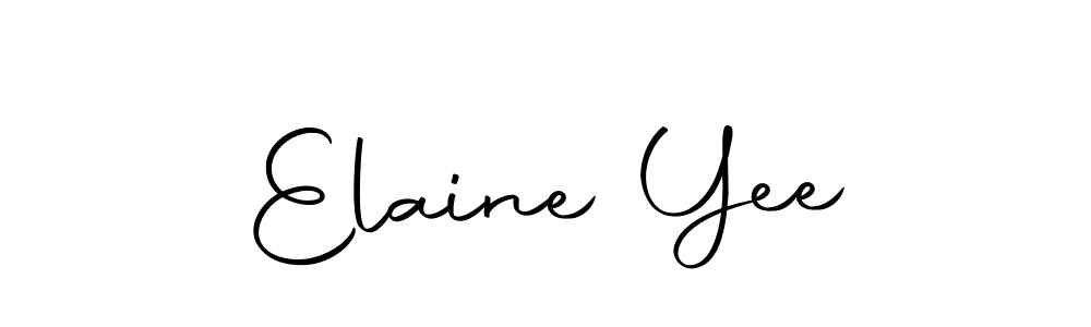 Make a beautiful signature design for name Elaine Yee. Use this online signature maker to create a handwritten signature for free. Elaine Yee signature style 10 images and pictures png