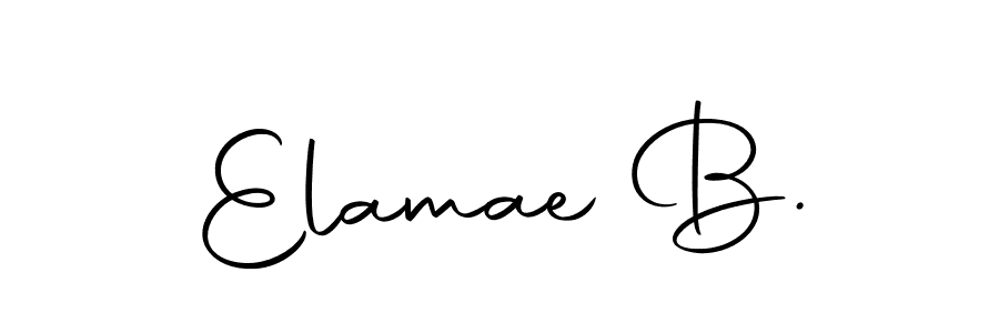 Elamae B. stylish signature style. Best Handwritten Sign (Autography-DOLnW) for my name. Handwritten Signature Collection Ideas for my name Elamae B.. Elamae B. signature style 10 images and pictures png