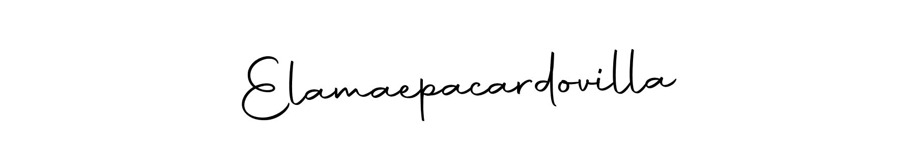 if you are searching for the best signature style for your name Elamaepacardovilla. so please give up your signature search. here we have designed multiple signature styles  using Autography-DOLnW. Elamaepacardovilla signature style 10 images and pictures png