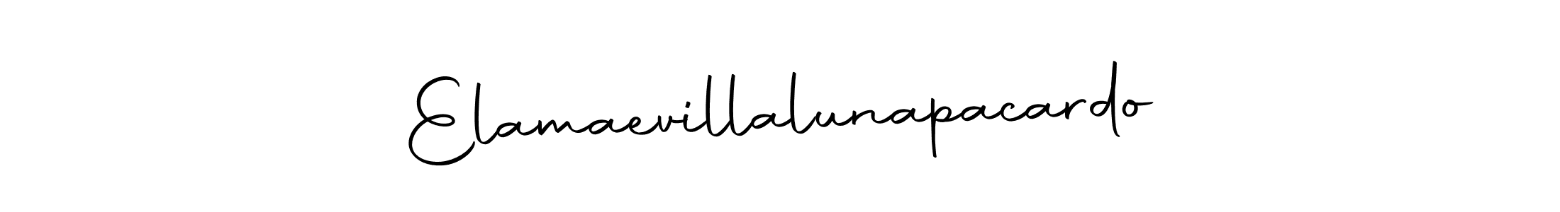 Elamaevillalunapacardo stylish signature style. Best Handwritten Sign (Autography-DOLnW) for my name. Handwritten Signature Collection Ideas for my name Elamaevillalunapacardo. Elamaevillalunapacardo signature style 10 images and pictures png