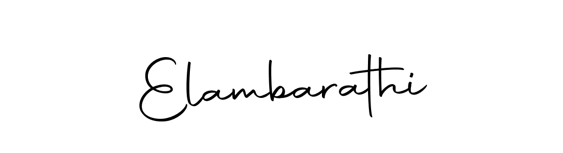 Make a beautiful signature design for name Elambarathi. With this signature (Autography-DOLnW) style, you can create a handwritten signature for free. Elambarathi signature style 10 images and pictures png