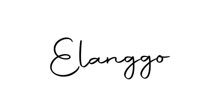 Design your own signature with our free online signature maker. With this signature software, you can create a handwritten (Autography-DOLnW) signature for name Elanggo. Elanggo signature style 10 images and pictures png