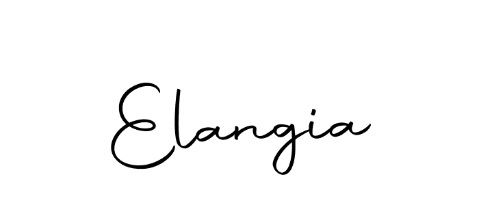 Make a beautiful signature design for name Elangia. Use this online signature maker to create a handwritten signature for free. Elangia signature style 10 images and pictures png