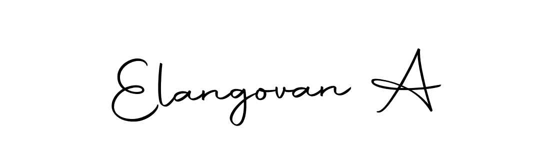 How to make Elangovan A signature? Autography-DOLnW is a professional autograph style. Create handwritten signature for Elangovan A name. Elangovan A signature style 10 images and pictures png