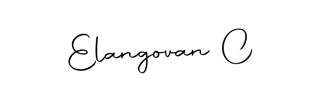 You should practise on your own different ways (Autography-DOLnW) to write your name (Elangovan C) in signature. don't let someone else do it for you. Elangovan C signature style 10 images and pictures png