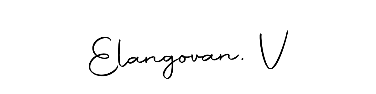 Make a short Elangovan. V signature style. Manage your documents anywhere anytime using Autography-DOLnW. Create and add eSignatures, submit forms, share and send files easily. Elangovan. V signature style 10 images and pictures png