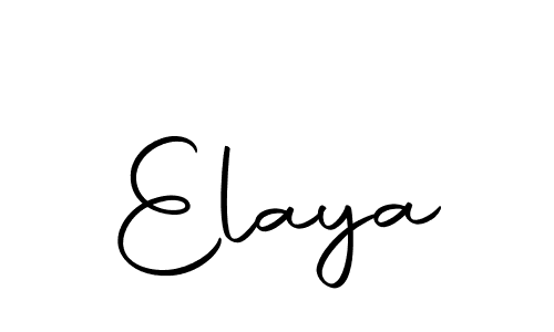 Create a beautiful signature design for name Elaya. With this signature (Autography-DOLnW) fonts, you can make a handwritten signature for free. Elaya signature style 10 images and pictures png