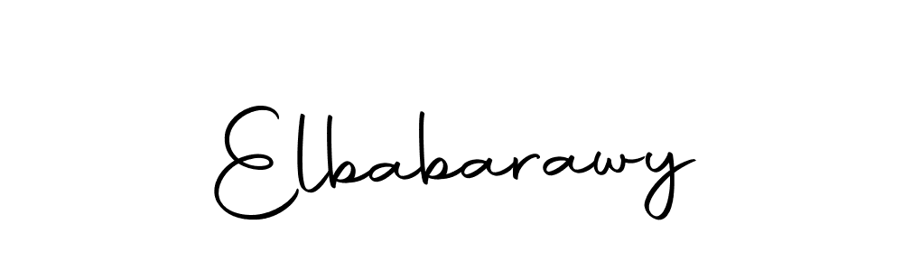 Elbabarawy stylish signature style. Best Handwritten Sign (Autography-DOLnW) for my name. Handwritten Signature Collection Ideas for my name Elbabarawy. Elbabarawy signature style 10 images and pictures png