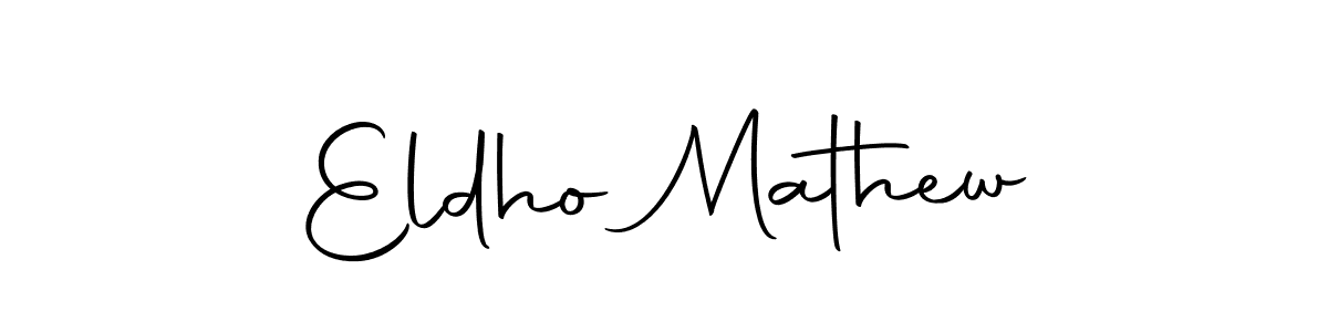 How to make Eldho Mathew signature? Autography-DOLnW is a professional autograph style. Create handwritten signature for Eldho Mathew name. Eldho Mathew signature style 10 images and pictures png