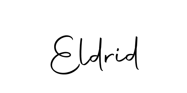 Eldrid stylish signature style. Best Handwritten Sign (Autography-DOLnW) for my name. Handwritten Signature Collection Ideas for my name Eldrid. Eldrid signature style 10 images and pictures png