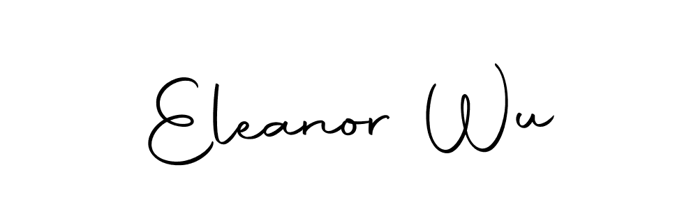 The best way (Autography-DOLnW) to make a short signature is to pick only two or three words in your name. The name Eleanor Wu include a total of six letters. For converting this name. Eleanor Wu signature style 10 images and pictures png