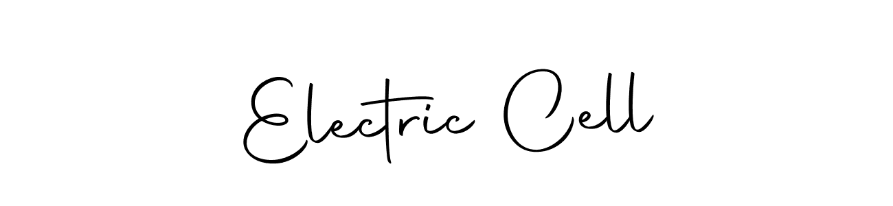 Make a beautiful signature design for name Electric Cell. With this signature (Autography-DOLnW) style, you can create a handwritten signature for free. Electric Cell signature style 10 images and pictures png