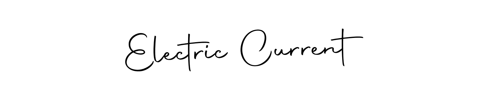 Create a beautiful signature design for name Electric Current. With this signature (Autography-DOLnW) fonts, you can make a handwritten signature for free. Electric Current signature style 10 images and pictures png