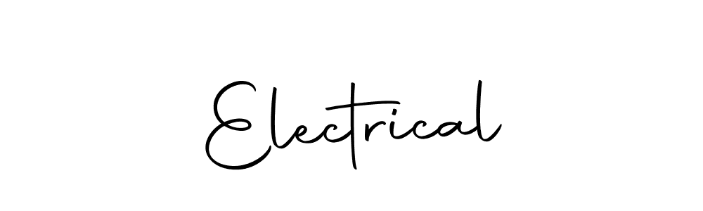 Use a signature maker to create a handwritten signature online. With this signature software, you can design (Autography-DOLnW) your own signature for name Electrical. Electrical signature style 10 images and pictures png