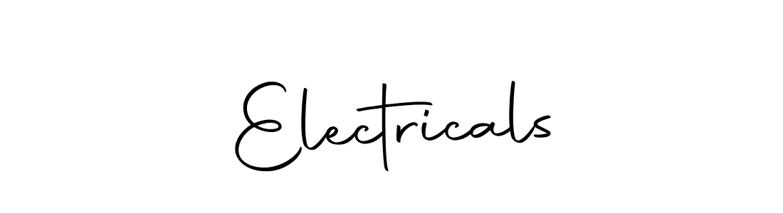 How to make Electricals name signature. Use Autography-DOLnW style for creating short signs online. This is the latest handwritten sign. Electricals signature style 10 images and pictures png