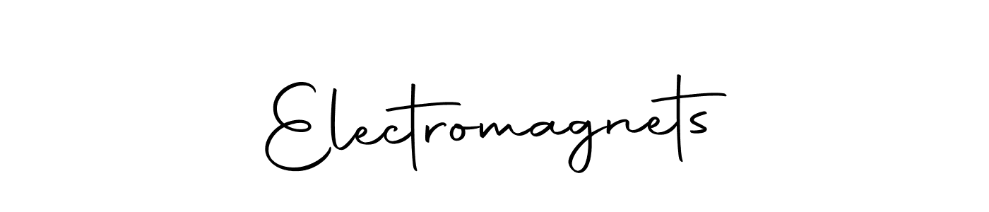 Use a signature maker to create a handwritten signature online. With this signature software, you can design (Autography-DOLnW) your own signature for name Electromagnets. Electromagnets signature style 10 images and pictures png