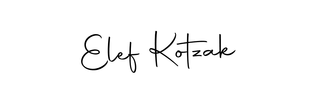 Make a beautiful signature design for name Elef Kotzak. With this signature (Autography-DOLnW) style, you can create a handwritten signature for free. Elef Kotzak signature style 10 images and pictures png