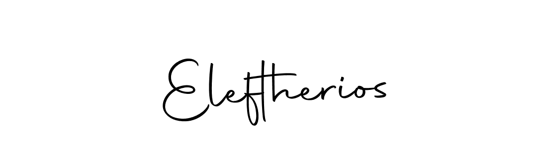 Also we have Eleftherios name is the best signature style. Create professional handwritten signature collection using Autography-DOLnW autograph style. Eleftherios signature style 10 images and pictures png