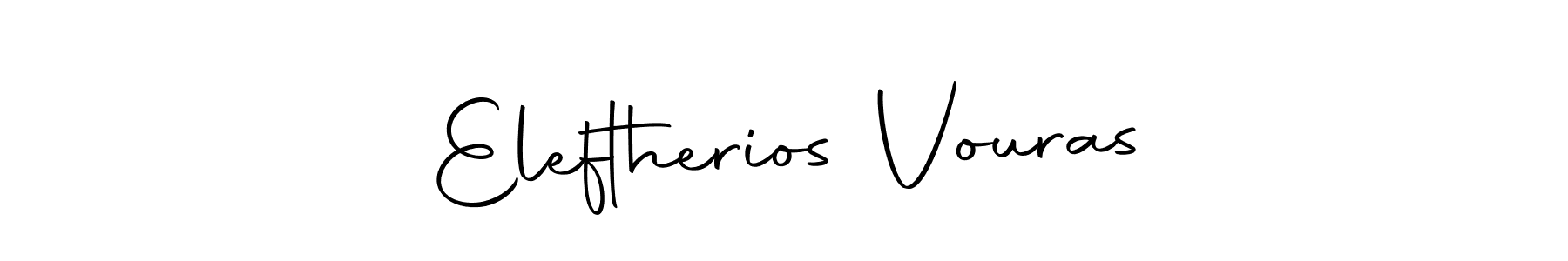 Make a beautiful signature design for name Eleftherios Vouras. With this signature (Autography-DOLnW) style, you can create a handwritten signature for free. Eleftherios Vouras signature style 10 images and pictures png