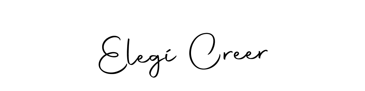 The best way (Autography-DOLnW) to make a short signature is to pick only two or three words in your name. The name Elegí Creer include a total of six letters. For converting this name. Elegí Creer signature style 10 images and pictures png