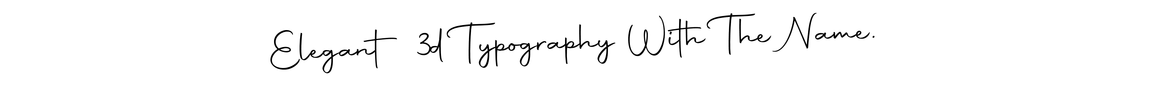 Make a beautiful signature design for name Elegant 3d Typography With The Name. . Use this online signature maker to create a handwritten signature for free. Elegant 3d Typography With The Name.  signature style 10 images and pictures png