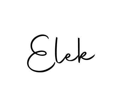 You should practise on your own different ways (Autography-DOLnW) to write your name (Elek) in signature. don't let someone else do it for you. Elek signature style 10 images and pictures png