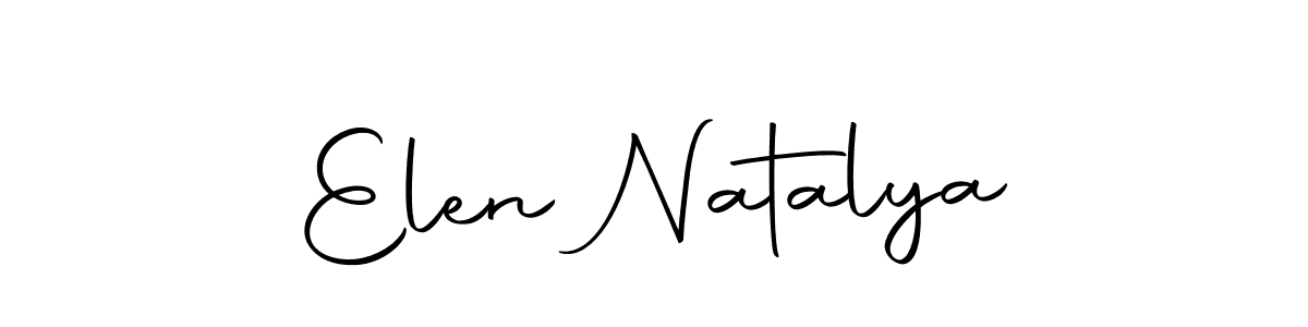 The best way (Autography-DOLnW) to make a short signature is to pick only two or three words in your name. The name Elen Natalya include a total of six letters. For converting this name. Elen Natalya signature style 10 images and pictures png