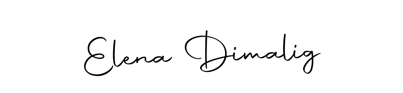 Make a beautiful signature design for name Elena Dimalig. With this signature (Autography-DOLnW) style, you can create a handwritten signature for free. Elena Dimalig signature style 10 images and pictures png