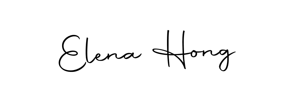 How to make Elena Hong name signature. Use Autography-DOLnW style for creating short signs online. This is the latest handwritten sign. Elena Hong signature style 10 images and pictures png