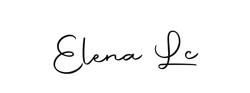 It looks lik you need a new signature style for name Elena Lc. Design unique handwritten (Autography-DOLnW) signature with our free signature maker in just a few clicks. Elena Lc signature style 10 images and pictures png