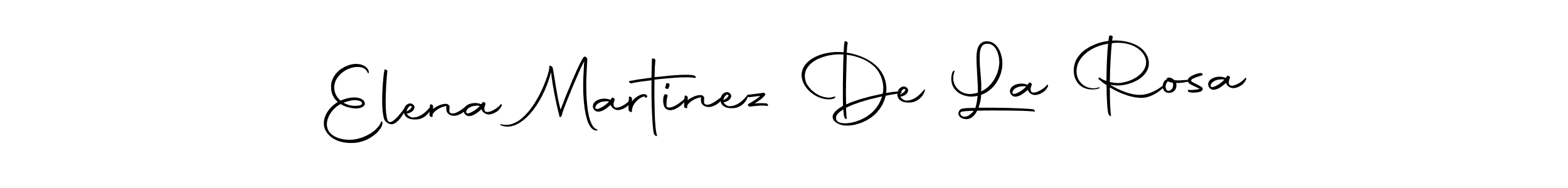 The best way (Autography-DOLnW) to make a short signature is to pick only two or three words in your name. The name Elena Martinez De La Rosa include a total of six letters. For converting this name. Elena Martinez De La Rosa signature style 10 images and pictures png